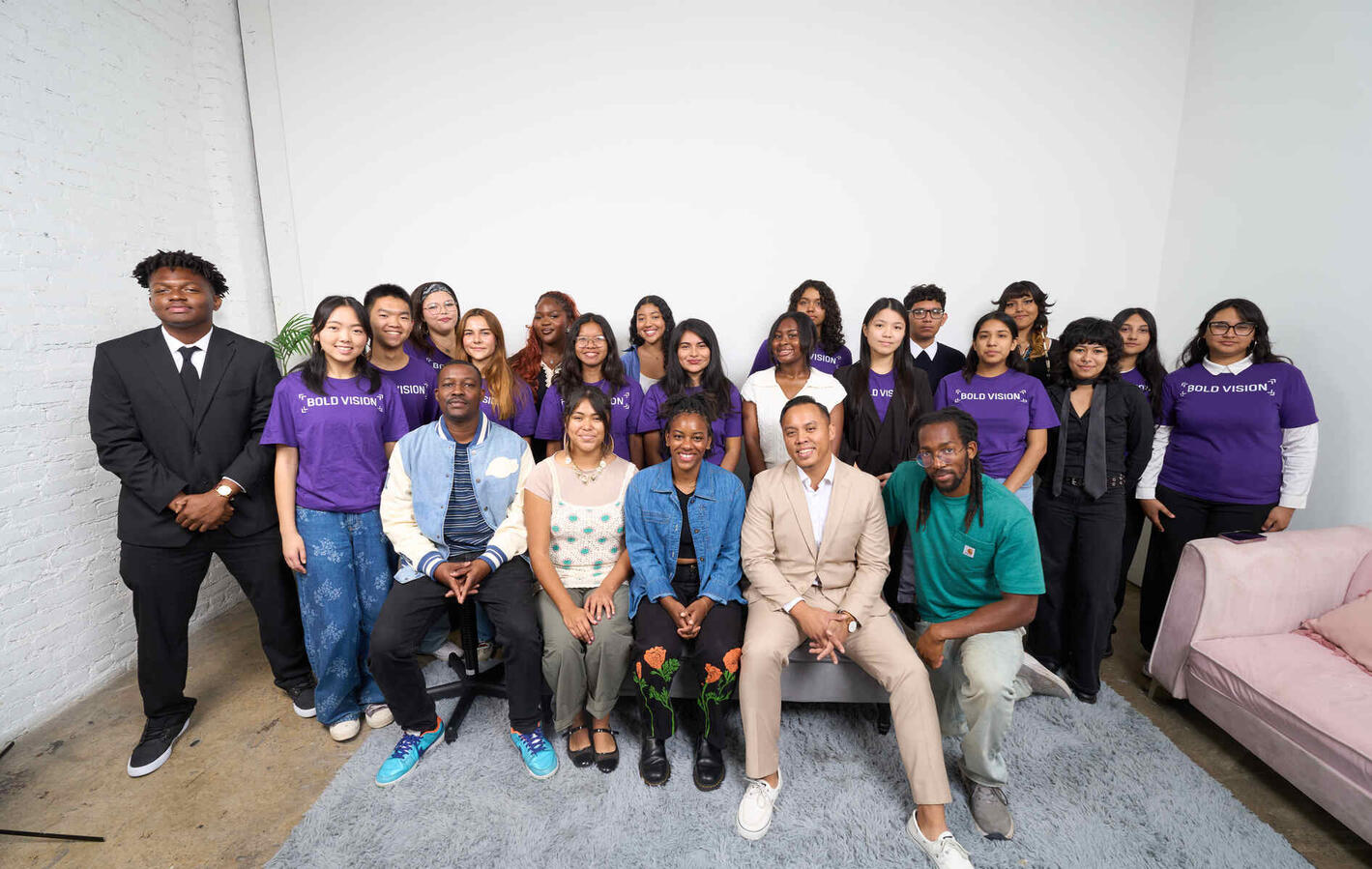 The Bold Vision Youth Council poses together for a group portrait at the October Youth Summit.